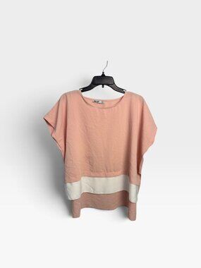 Hellie small pink layered hi lo preppy tunic top girly romantic retro chic